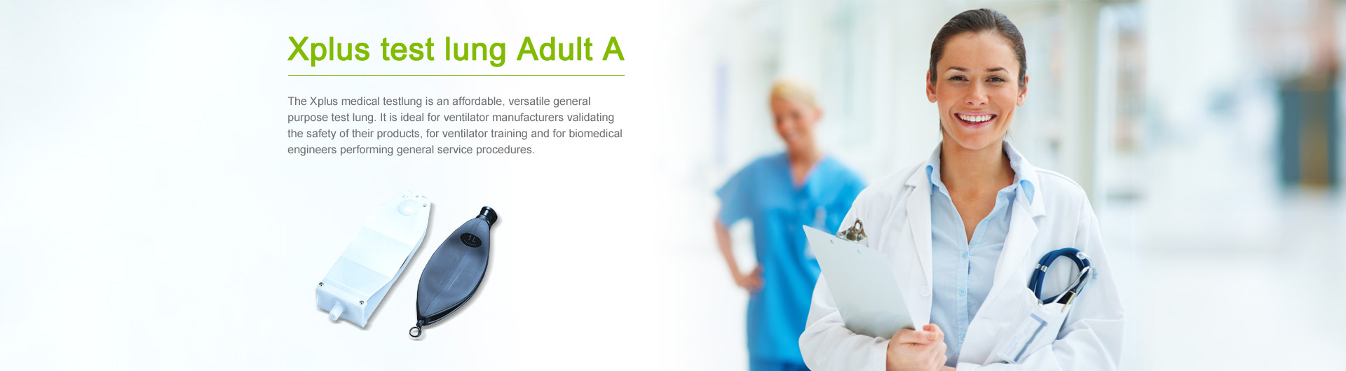 Test lung,Adjustable test lung, Breathing Reservoir Bag, Lung Function Tests