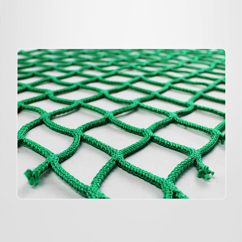 Construction site fall prevention safety net